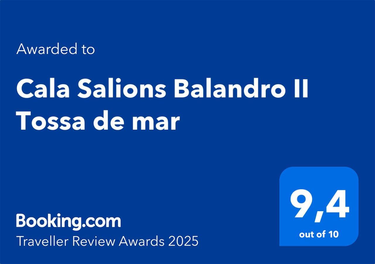 Cala Salions Balandro II Tossa De Mar Apartment Canet De Mar Bagian luar foto